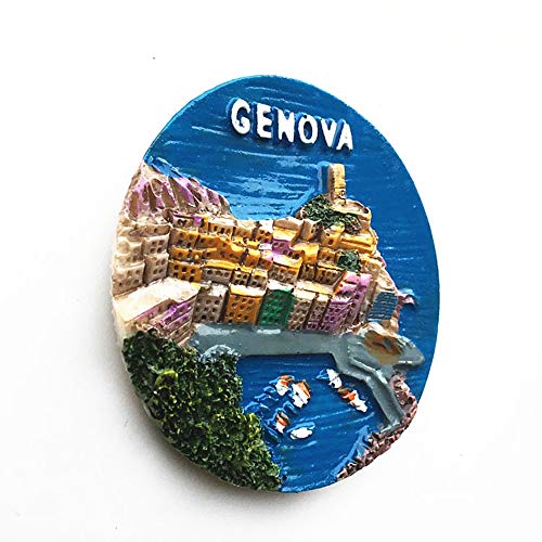 3D Genova Italia souvenir frigo magnete regalo