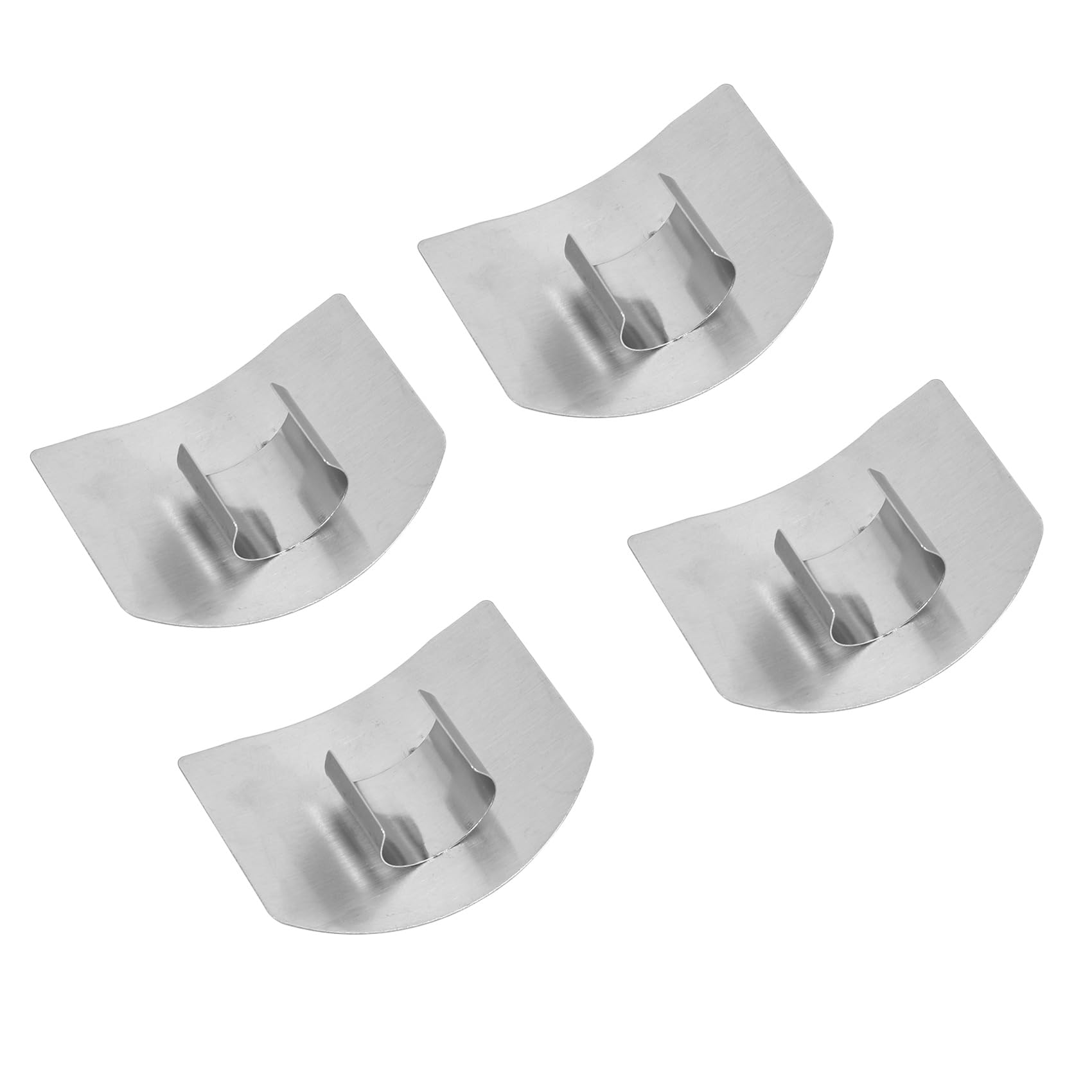 Akfldms 4 Pack Stainless Steel Finger Guard Finger Protector Safe Knives Guard Chop Safe Kitchen Tool For Dicing and Slicing in Kitchens