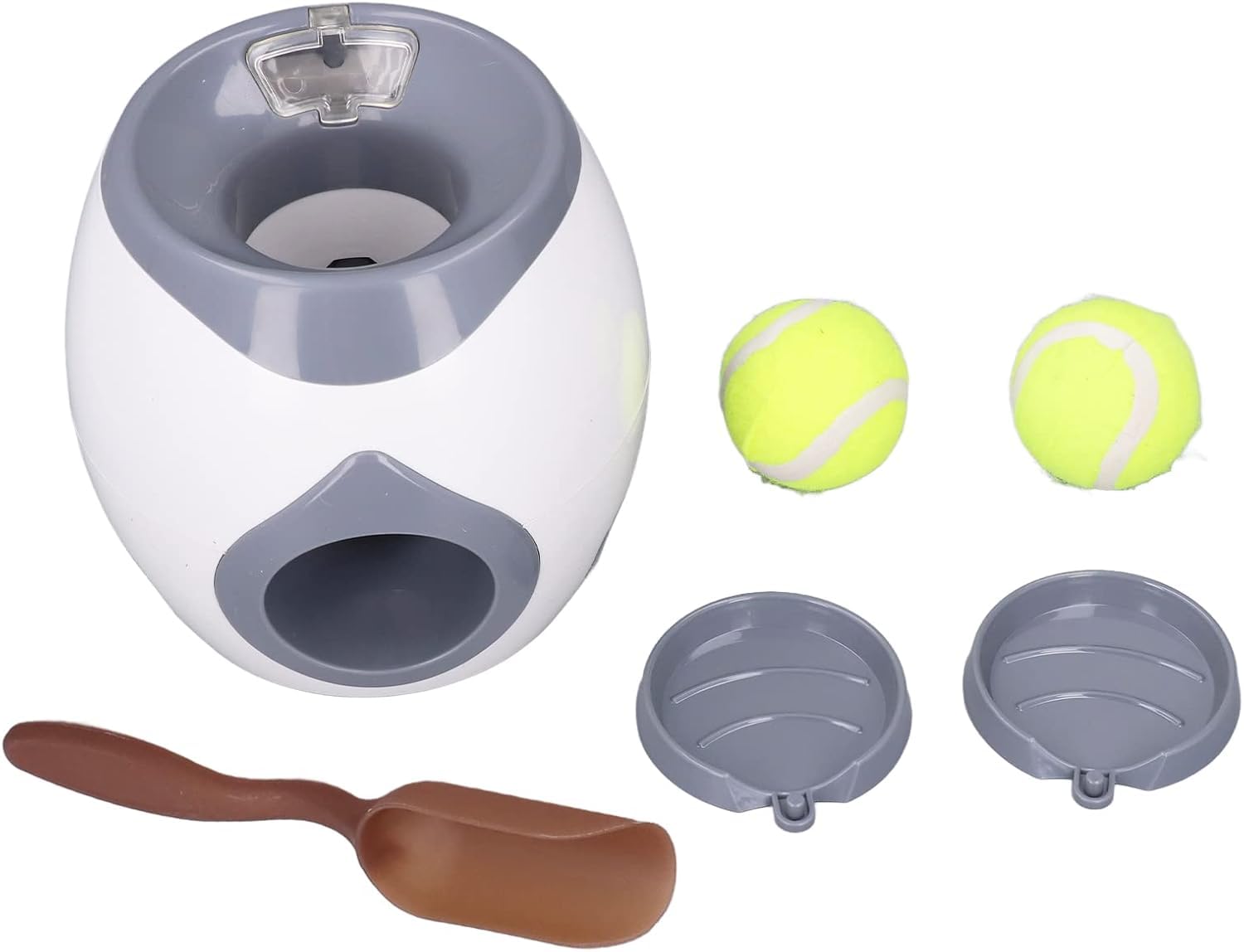 Lanzador De Pelotas para Perros, Lanzador Automático De Pelotas De Plástico para Perros, Interesante Juguete Interactivo para Perros, Máquina De Pelotas De Tenis para Perros.