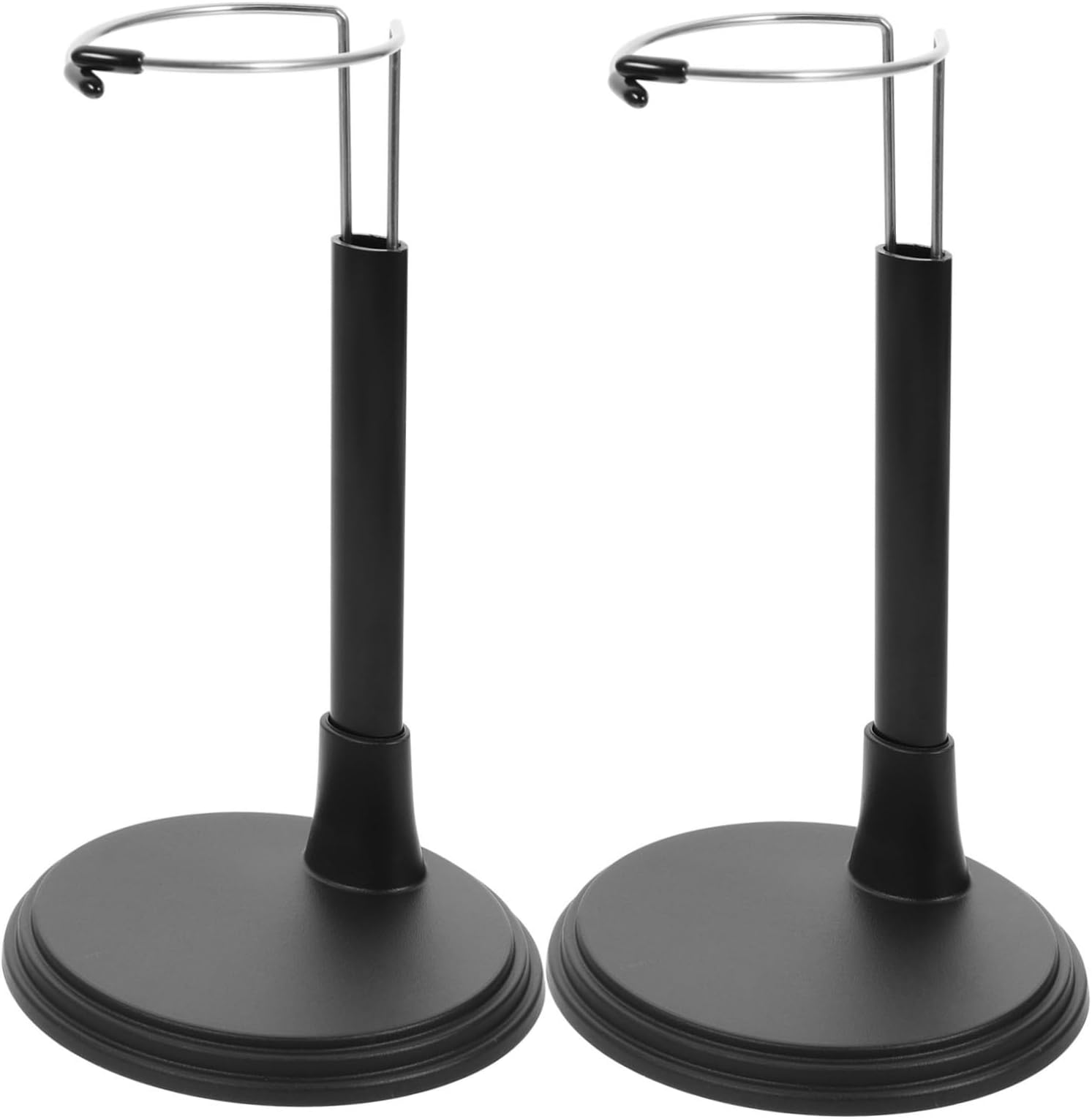 Milisten 2pcs Adjustable Height Action Figure Stand and Doll Display Holder for Model Support, 25cm Wire Puppet Bracket Suitable for Collectors and Toy Display