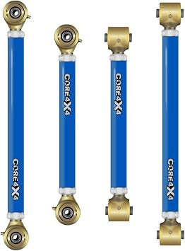 CORE 4X4-4pc Rear Adjustable Control Arm Kit - Compatible with Ram 2500 14-24 Blue