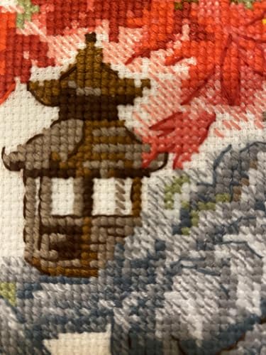 Image of RIOLIS - Autumn Bonsai 2044, Cross Stitch Kits 11 inch x 9 inch, Cross Stitch Kits for Beginners & Advanced, Crossstitching Kit Adult, Embroidery Counted Stitching Kit