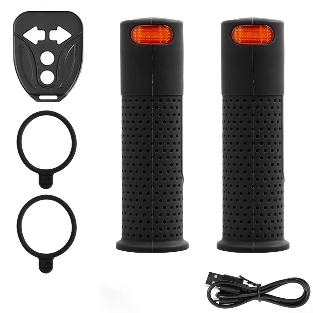 per xiaomi per scooter elettrico m365 manopole con indicatori LED integrati - Ergonomico antiscivolo manubrio della bicicletta copre 135mm