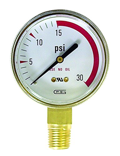 Image of Shark 12425 2-Inch All Gases-Gauge, 0.25-Inch NPT, 0-400 Pounds