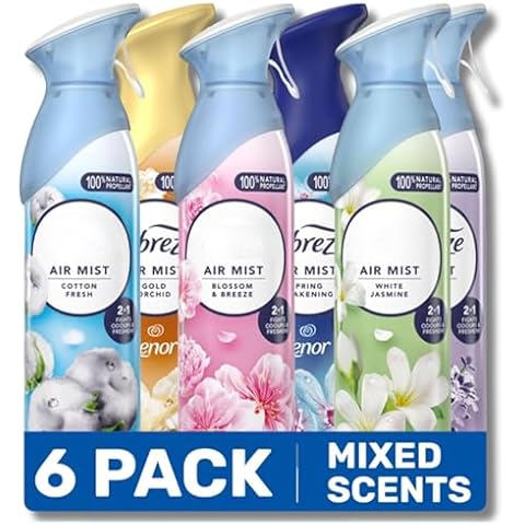 Febreze Air Mist Spray Variety Pack Cover
