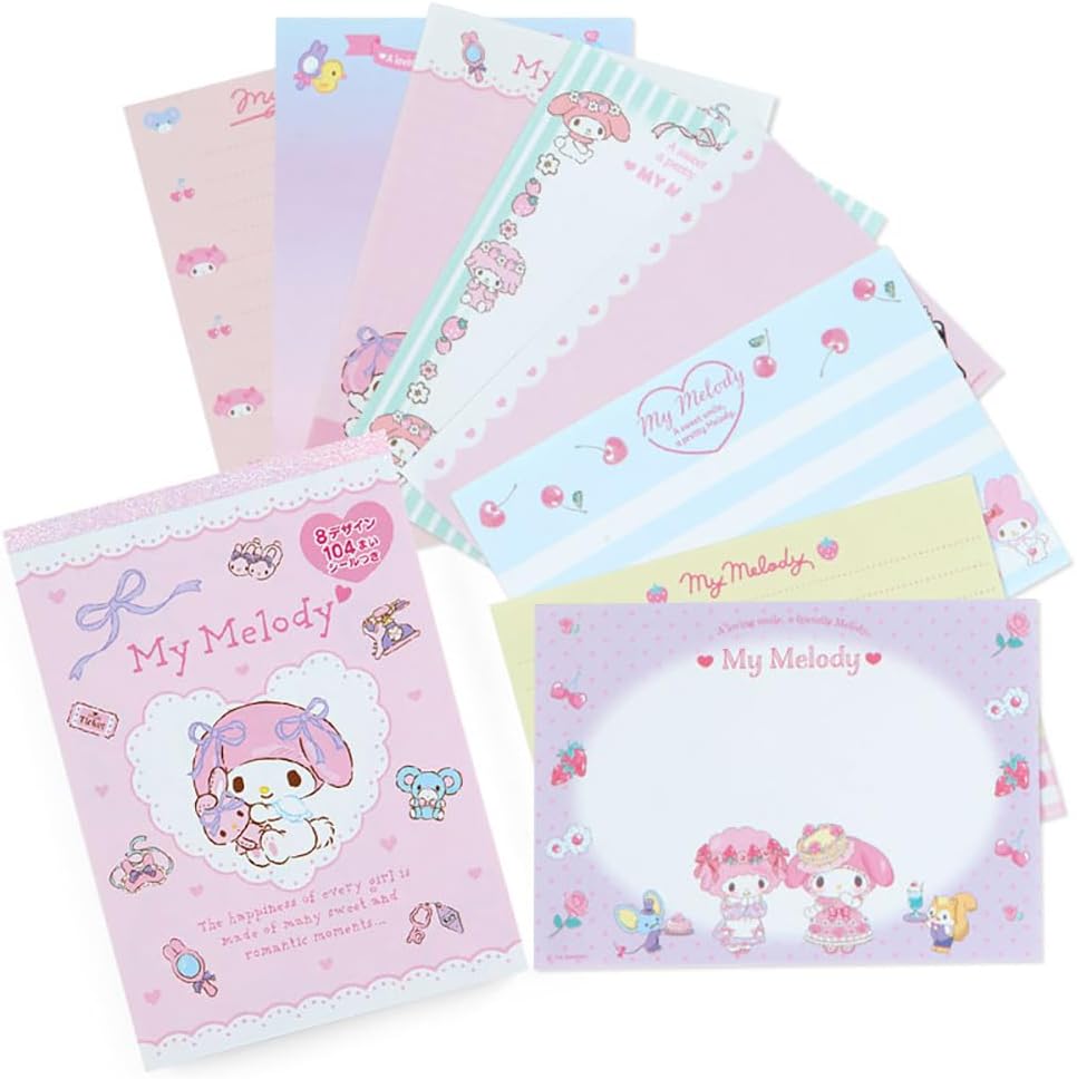 Sanrio My Melody 8 Design Memo 016951