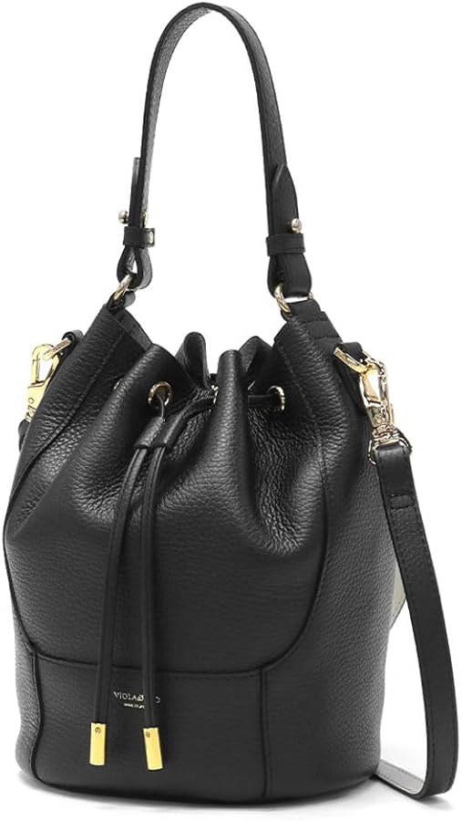 Amazon | [ヴィオラドーロ] TRERO イタリアンWフェイスレザー巾着