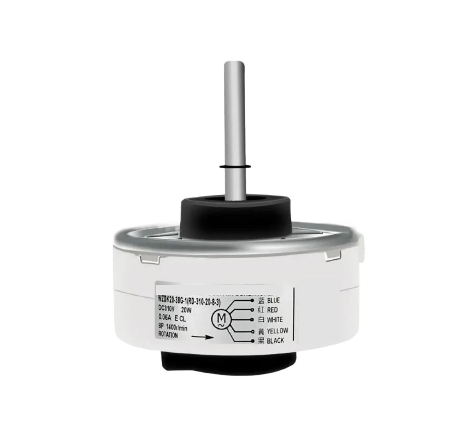 Moteur ventilateur climatisation RD-310-20-8X-1 WZDK20-38G-1 ZKFP-20-8-98 DC