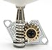 Chrome Open-gear Guitar Tuners Machine Heads - 6-piece 3 Left 3 Right Alignment