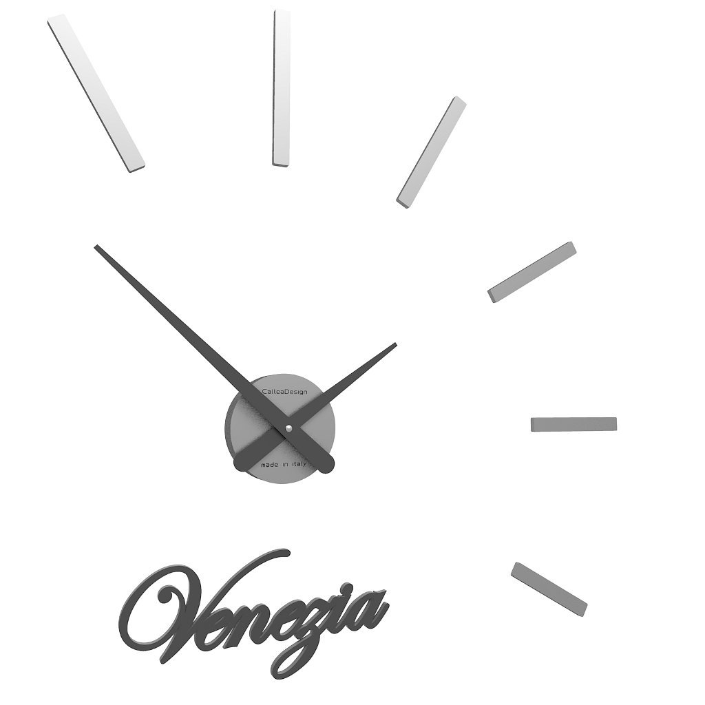 CalleaDesign Venezia Horloge murale modulaire, Blanc.
