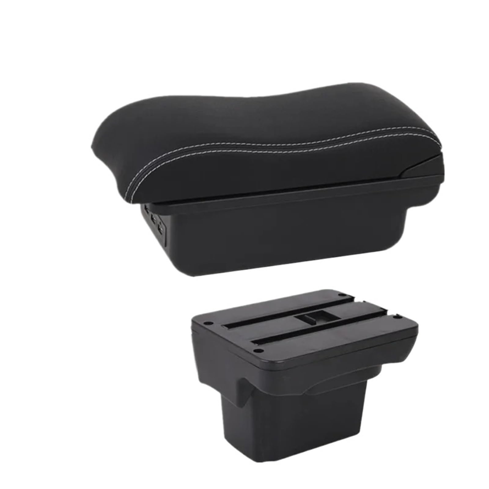 Ggwqoops Car Armrests For Chevrolet For Holden For Cruze 2009-2015 Car Armrest Box Storage Retrofit Accessories Armrest Box(B2 white line 3USB)