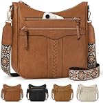 SDYSM Crossbody Bags for Women, Trendy Crossbody Purses Soft Leather Shoulder Handbags Lightweight Travel Purse