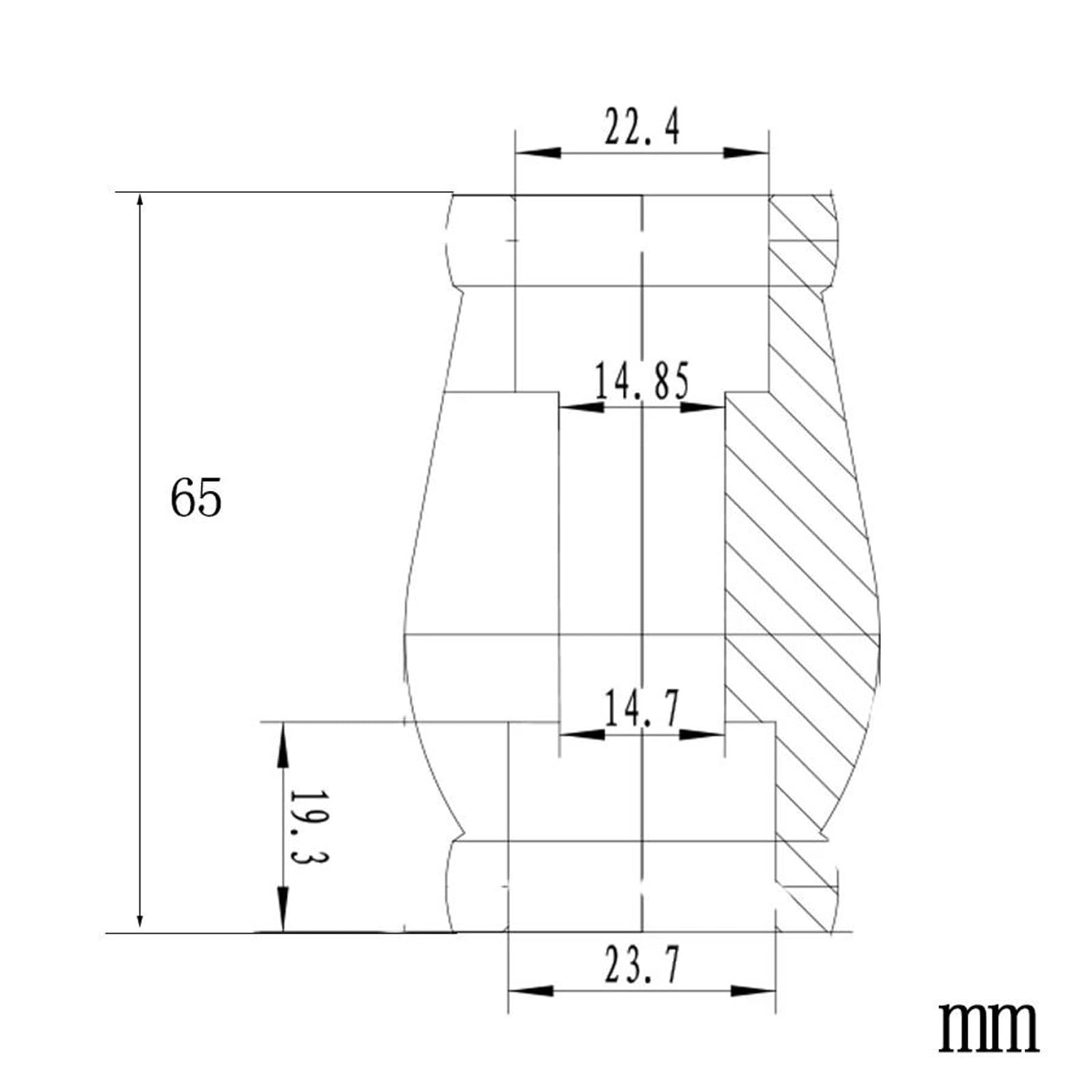 Początkujący Akcesoria Do Klarnetu Clarine Barrel 65mm Akcesoria Do Instrumentów Muzycznych