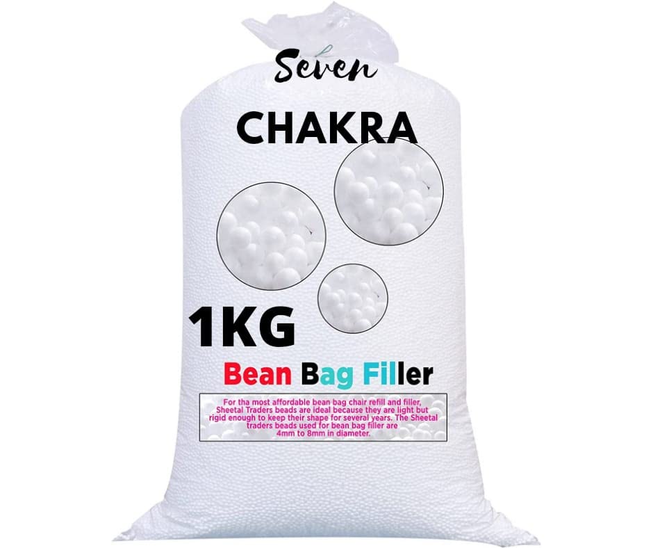 Buy Seven Chakra Beans for Bean Bag Filler Bean Bag Refill, 1Kg Beans
