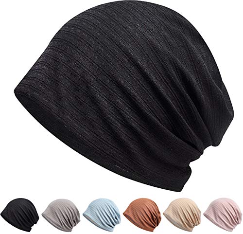 ニット帽 春 夏 秋 帽子 コットン100%•2層構造•肌触り 薄手 コットン帽 ケア帽子 無地 ニットワッチ ビーニー ニットキャップ ストレッチ性 通気性 柔らかい 防風 無地 男女兼用