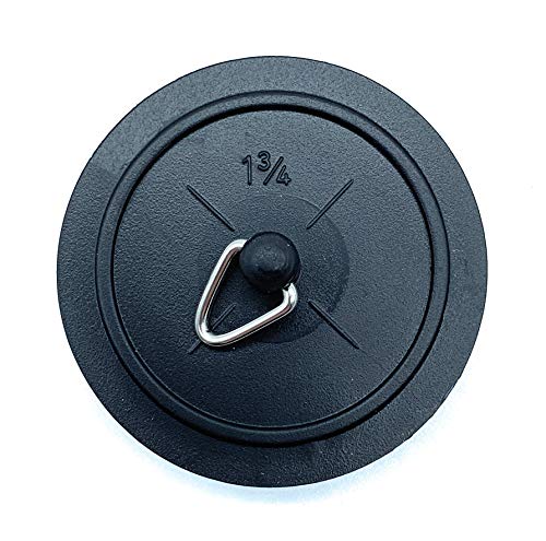 JAM2DAY Replacement Basin/Sink Plug (Large 1 3/4" (45mm), Black)