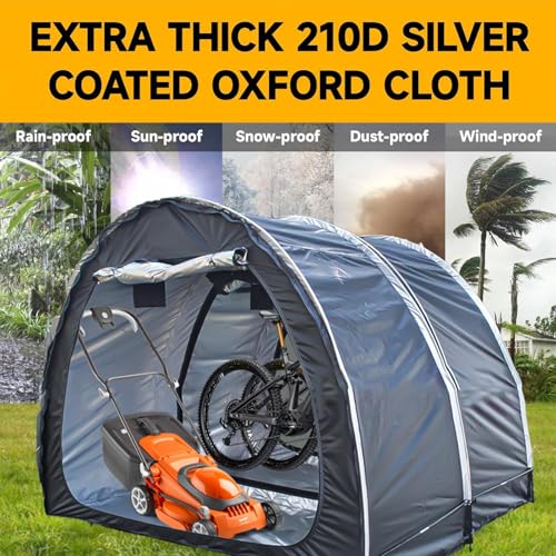 Carpa para bicicletas impermeable cobertizo de exterior modular y unible 3