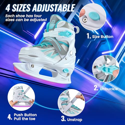 Lovydro Adjustable Ice Hockey Skates