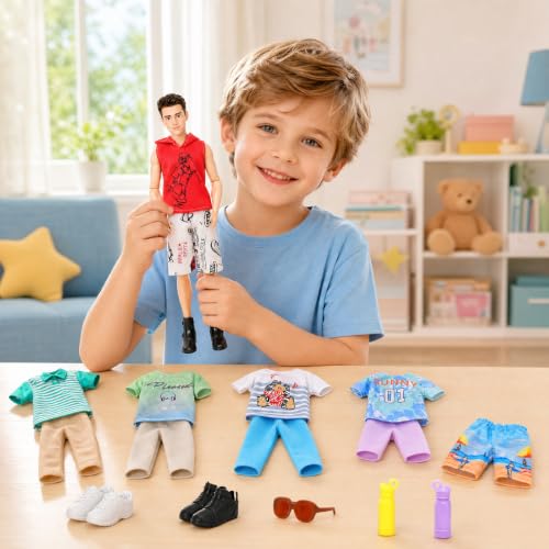 Lot 16 Pcs Doll Clothes and Accories for 12 Inch Boy Doll Outfit - image 8