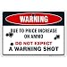 No Trespassing Sign, Due to Price Increase on Ammo Do Not Expect a Warning Shot Sign, 10x14 Rust Free Aluminum, Weather/Fade Resistant, Easy Mounting, Indoor/Outdoor Use, Made in USA by SIGO SIGNS