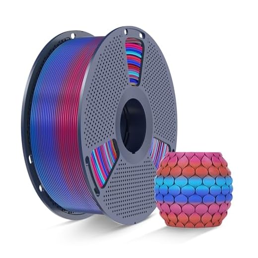 SUNLU Rainbow PLA Filament 1.75mm, Multicolor Gradient 3D Printer Filament, Neatly Wound 3D Printing Filament, Dimensional Accuracy +/-0.02mm, 1KG Spool(2.2 lbs), Rainbow PLA 02