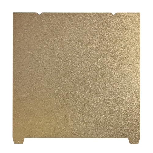 Garosa K1 Max Build Plate, Textured PEI Flexible Print Bed Fast Release Heated Surface for 3D Printing Spring Steel Gold