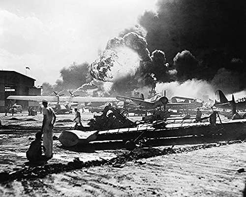Pearl Harbor Bombing of Naval Air Station 11x14 Photograph Photo Print