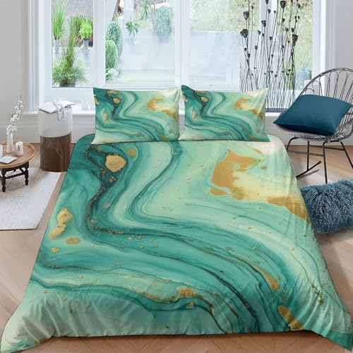 Housse de couette art abstrait en microfibre premium de lit simple