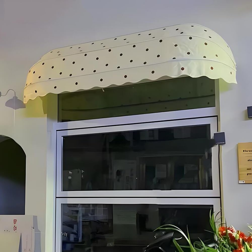Auvent de porte-fenêtre pliable pour bloquer la chaleur du sud