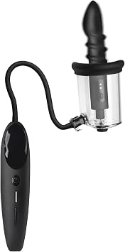 Master Series Rosebud Driller Deluxe Set Vibrating Silicone Rosebud Pump