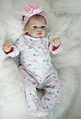 ZIYIUI 22inch lifelike reborn dolls girls silicone baby Handmade newborn toddler real life boys for kids toys