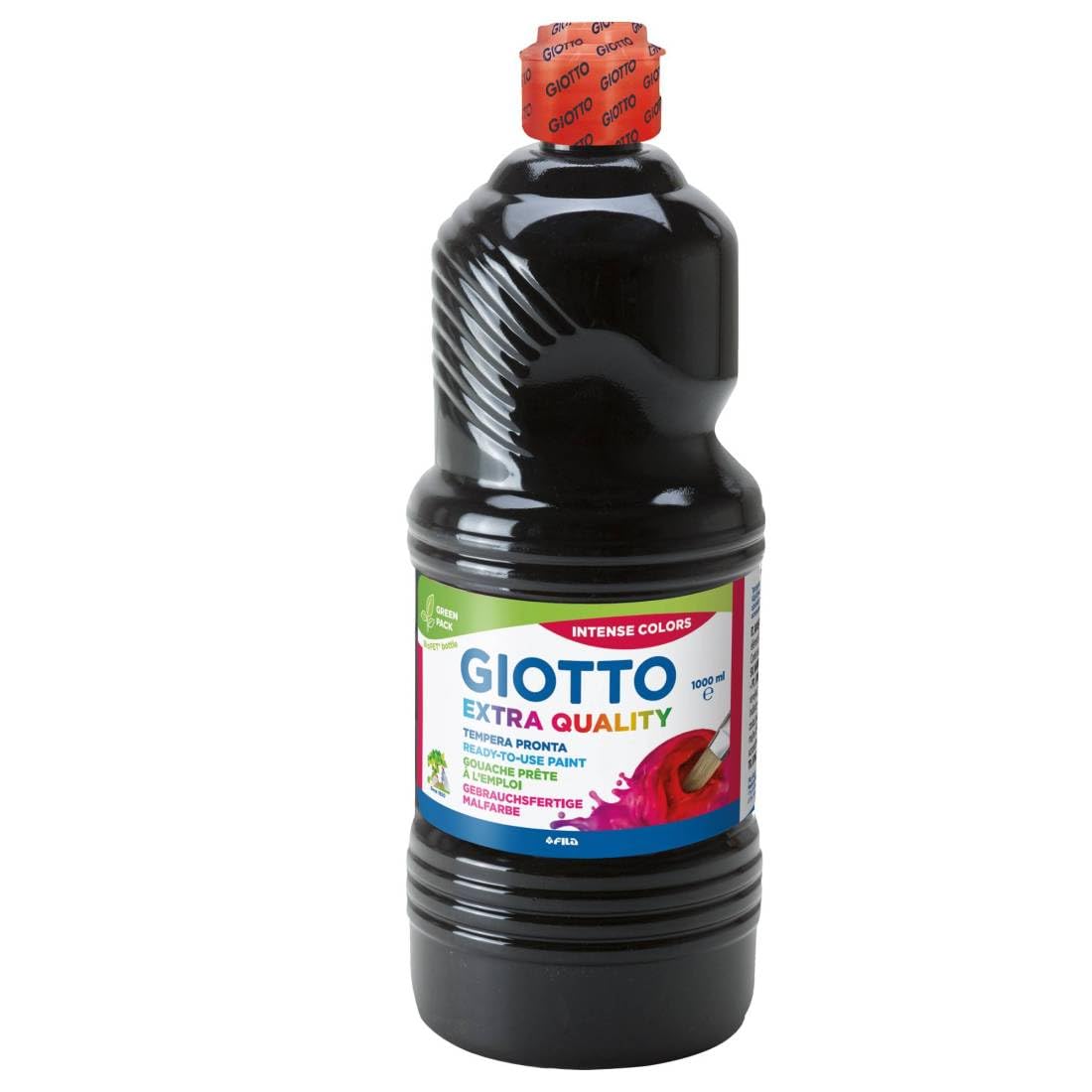 Giotto 5334 24 Tempera butelka 1000 ml, czarna
