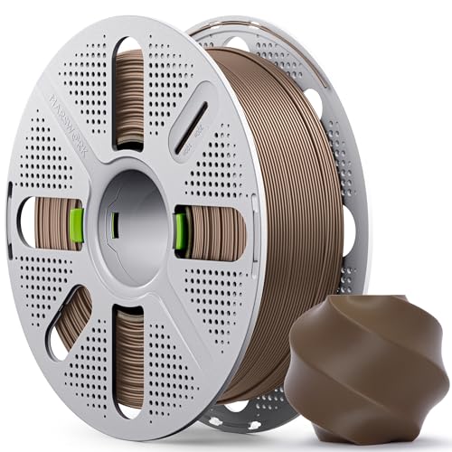 Image of PLA Basic, Pre-Dried Filament with Quick-Swap Reusable Spool 1kg (2.2lbs), 1.75mm 3D Printing Filament, Compatible with Bambu Lab 3D Printers - Cocoa Brown