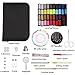 Coquimbo Sewing Kit Christmas Gifts for Grandma, Mom, Traveler, Adults, Beginner, Emergency, DIY Sewing Supplies Organizer Filled with Scissors, Thread, Sewing Needles, Tape Measure etc (Black, L)