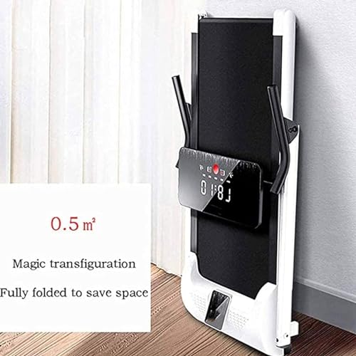 Image of Electric Treadmill-Ultra-Thin Mute Folding Walking Treadmill - for Home /Office Portable Fitness Equipment-Small Unisex Walking Machine