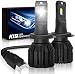 H7 Led Headlights Bulbs, SUPAREE K19 Single Beam Headlamp with Fan, 9600lm 6000K Cool White High Beam/Low Beam/Fog Light Bulb (2 Pack)