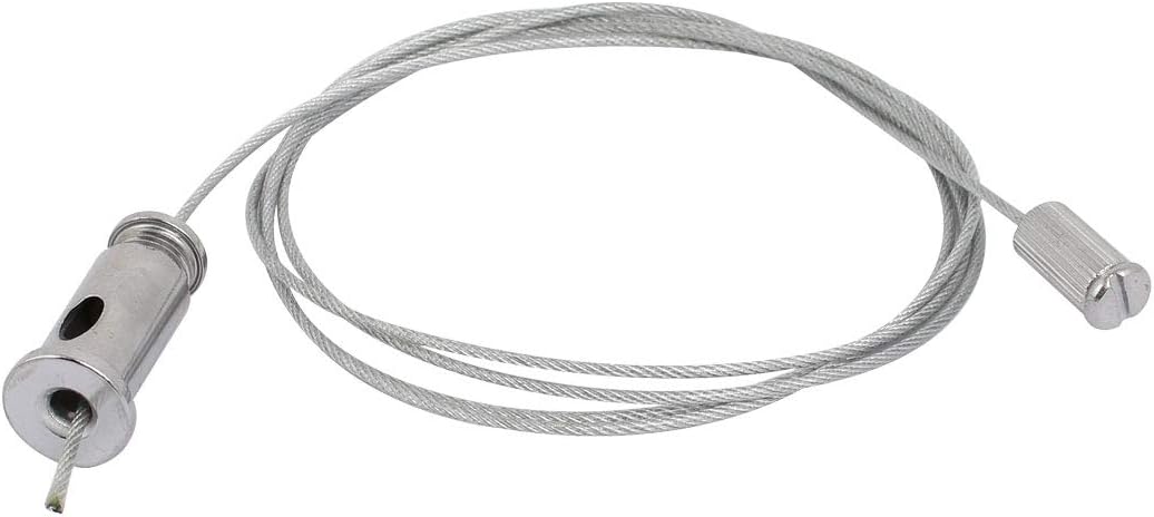 Ruilogod 12pcs 1.5M Lighting Suspension Cable Hanging Chain Knurled Attachment Head (id: c85 77a 9dd 113 29d
