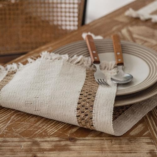 Table Runners for Dining Table, Table Runner, Sideboard Runner with Home Holiday Party Decor Table,Linen Lines Kitchen Dining Room Bedroom Dresser Rustic Home Decor (30*180CM) - Image 4