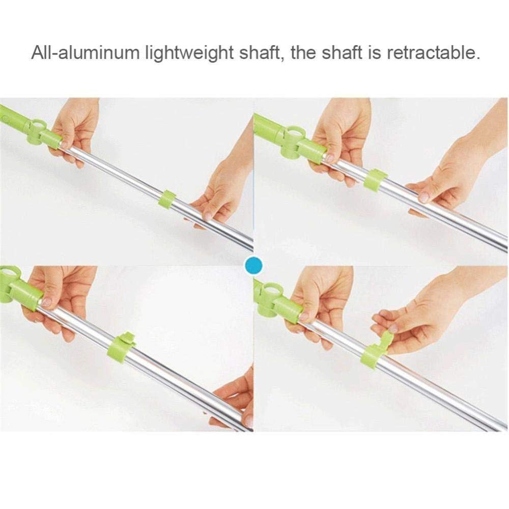 Telescópico Mango Plegable Cristal Limpieza Esponja Mop Extensible Ajustable Limpiador De Ventana，Verde,Green