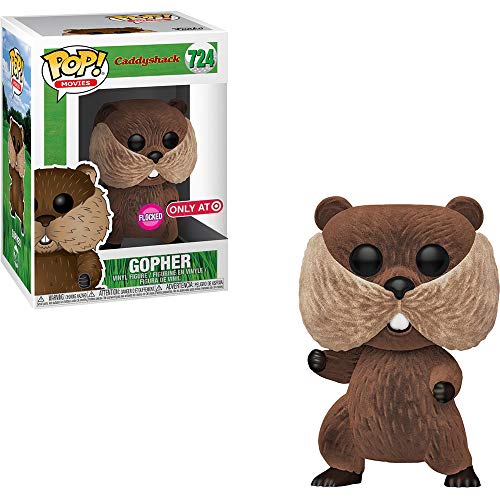 Gopher [Flocked] (Target Exc): Fun Ko Pop! Movies Vinyl Figure &Amp; 1 Compatible Graphic Protector Bundle (724 - 38799 - B)