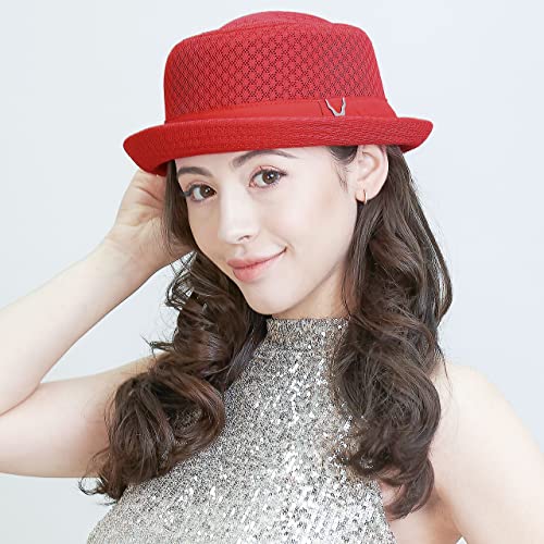 Image of The Hat Depot Unisex Light Weight Classic Soft Cool Mesh Pork Pie hat