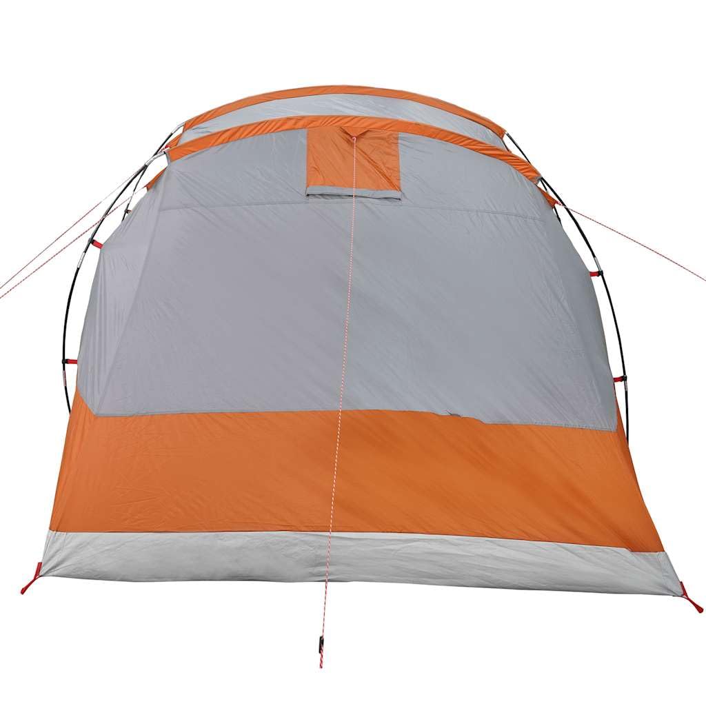 Tenda a tunnel per 4 persone con due cabine letto in design impermeabile verde per avventure in campeggio