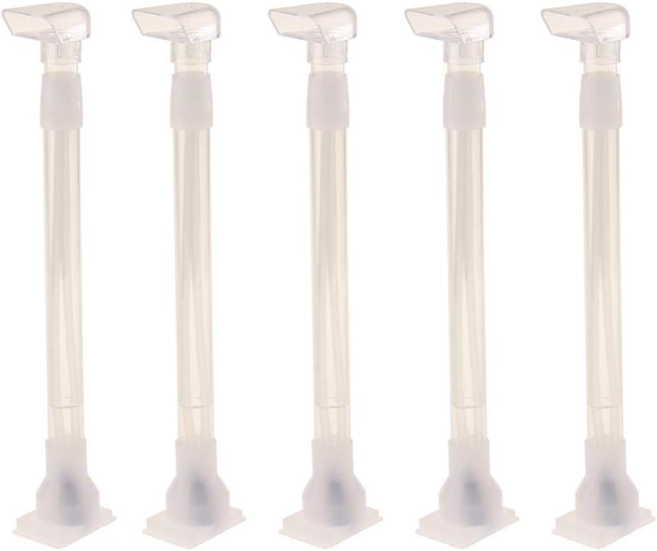 5X Fish Tank Bottom, Uplift Tube Aquarium Filter Board Air Tube Under Gravel System for Clear and Clean Water, Fish Tank Under Gravel Filter for Fish Tank Freshwater and Saltwater