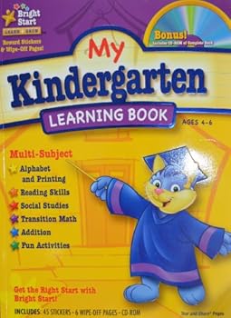Paperback My Kindergarten Learning Book - Includes CD-ROM of Complete Book, 2011 Edition (Bright Start Learn & Grow) Book