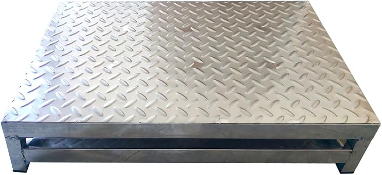 One Step Stool Platform, 304 Stainless Steel Outdoor Steps, Step Platform, Porch Step, for Bed, Stair, Bathroom, Kitchen, Garden 25 L X 16 W X 3.5 H