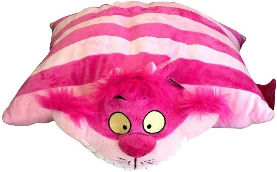 Coussin peluche Cheshire pour soulager le stress et s'endormir