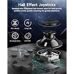 EasySMX X10 PC Controller mit Hall Triggers und Joysticks, Bluetooth Wireless Controller mit mechanischen Tasten, kein Drift&Dead Zones, Kompatibel mit PC/Switch/Steam-Grau – Bild 2
