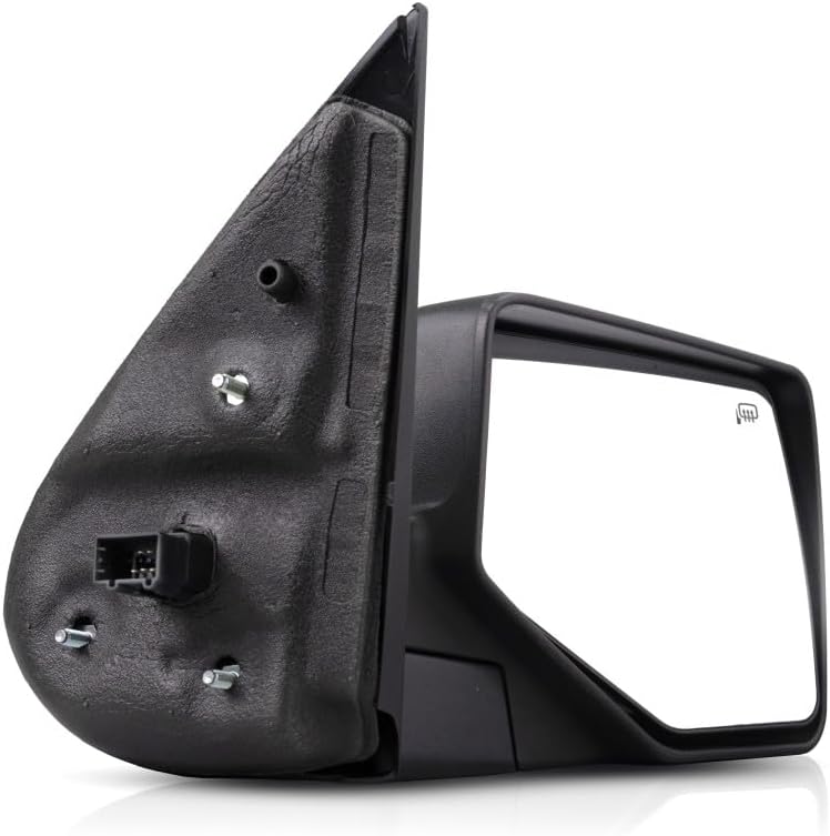 For Ford Explorer 2006 07 08 09 2010 Door Mirror Passenger Side | Power | Heated | Textured Black | Replacement For FO1321270 | 6L2Z17682CAA