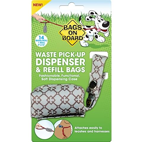 Bags on Board Fashion Dispenser and Refill Bags, Diamond Cover
