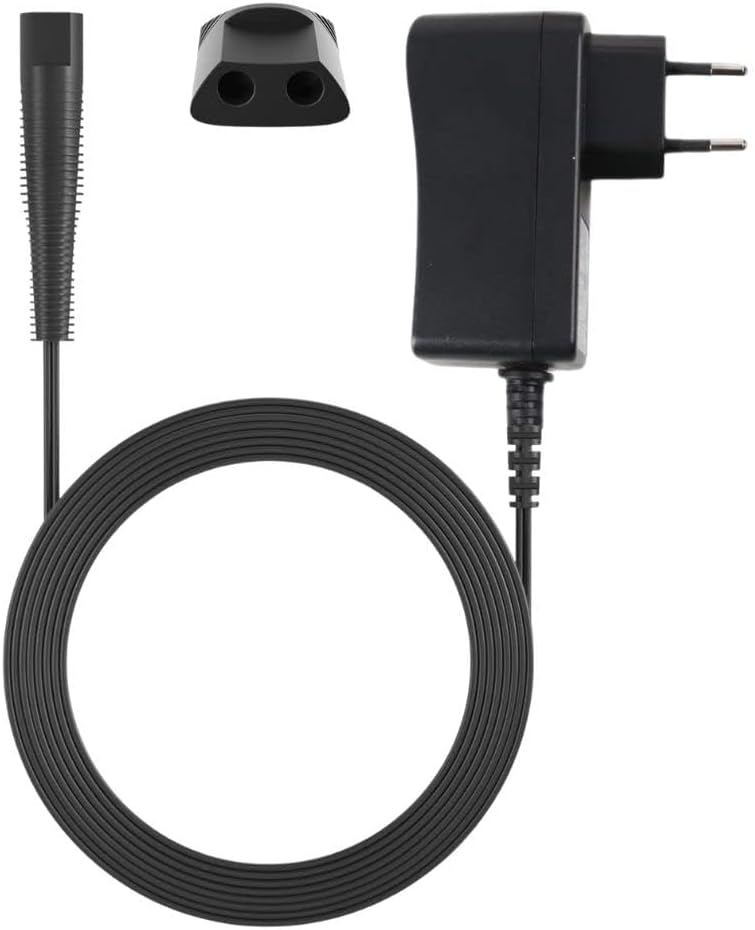 (SAK00131) Hi-Lite Essentials Trimmer Shaver Charger for Braun 6V Trimmer Charger for HC3050, HC5010, HC5030, HC5050, HC5090, BT3050, BT5010, BT5030, BT5050, BT5070, BT5090, BT7050, MGK3080, MGK3085